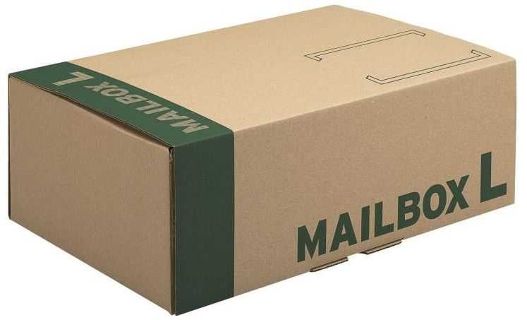 Paketbox "Post" portooptimiert, braun 395 x 248 x 141 mm