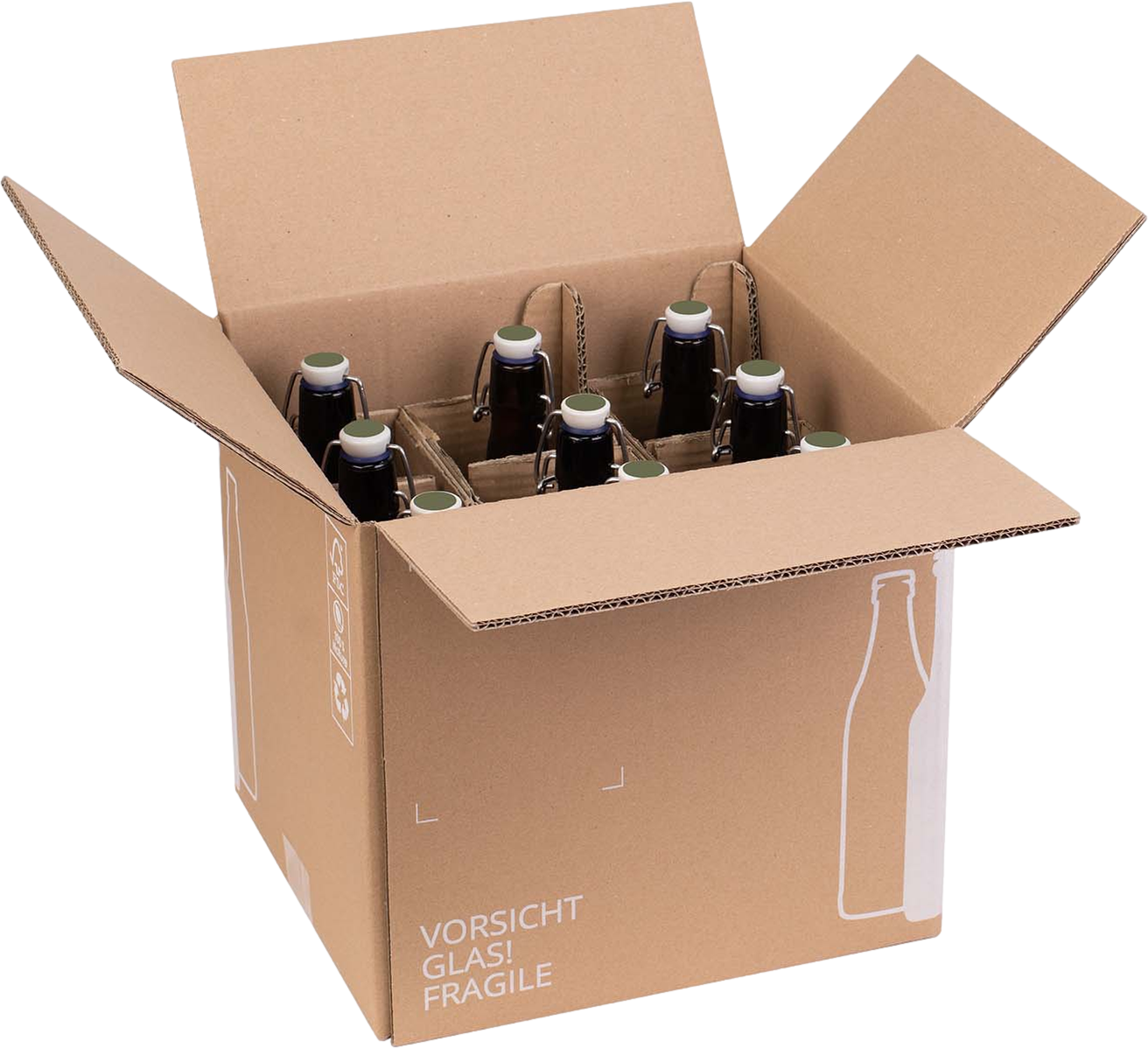Flaschenkarton Cargo XS 9er Set