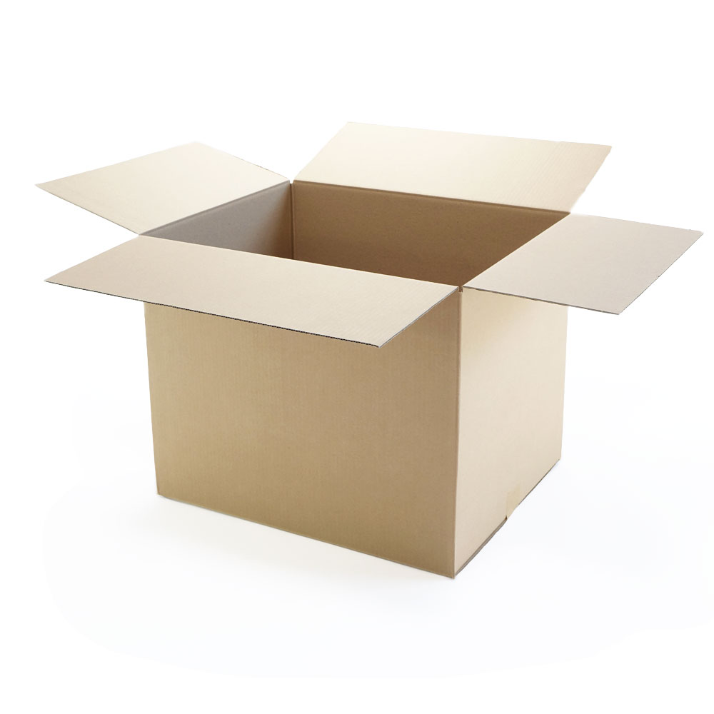 Karton 500 x 400 x 400 mm, 1-wellig, braun