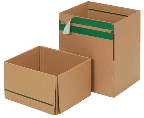 Versandkarton "Premium SuperFlap" mit Steckboden, 1-wellig 334 x 284 x 187 mm