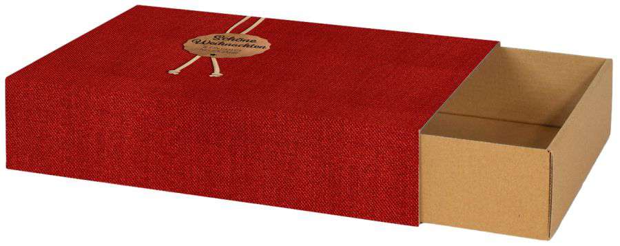 Geschenkbox Schuber "Schöne Weihnachten" 250 x 180 x 50 mm Geschenkbox Schuber "Schöne Weihnachten" 250 x 180 x 50 mm