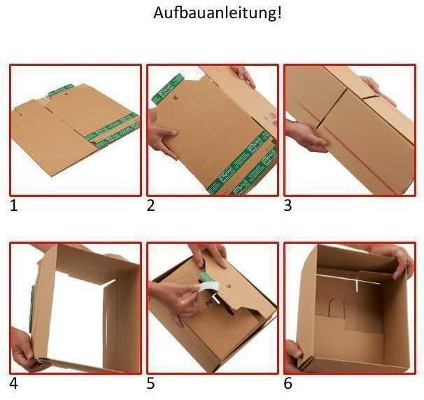 Versandkarton "Premium SuperFlap" mit Steckboden, 1-wellig 284 x 284 x 284 mm