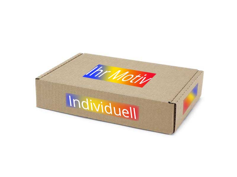 240 x 170 x 50 mm 1-wellige Faltschachtel mit Digitaldruck bis 5-seitig bedruckt freie Positionierung - Druckfläche bis 30 %