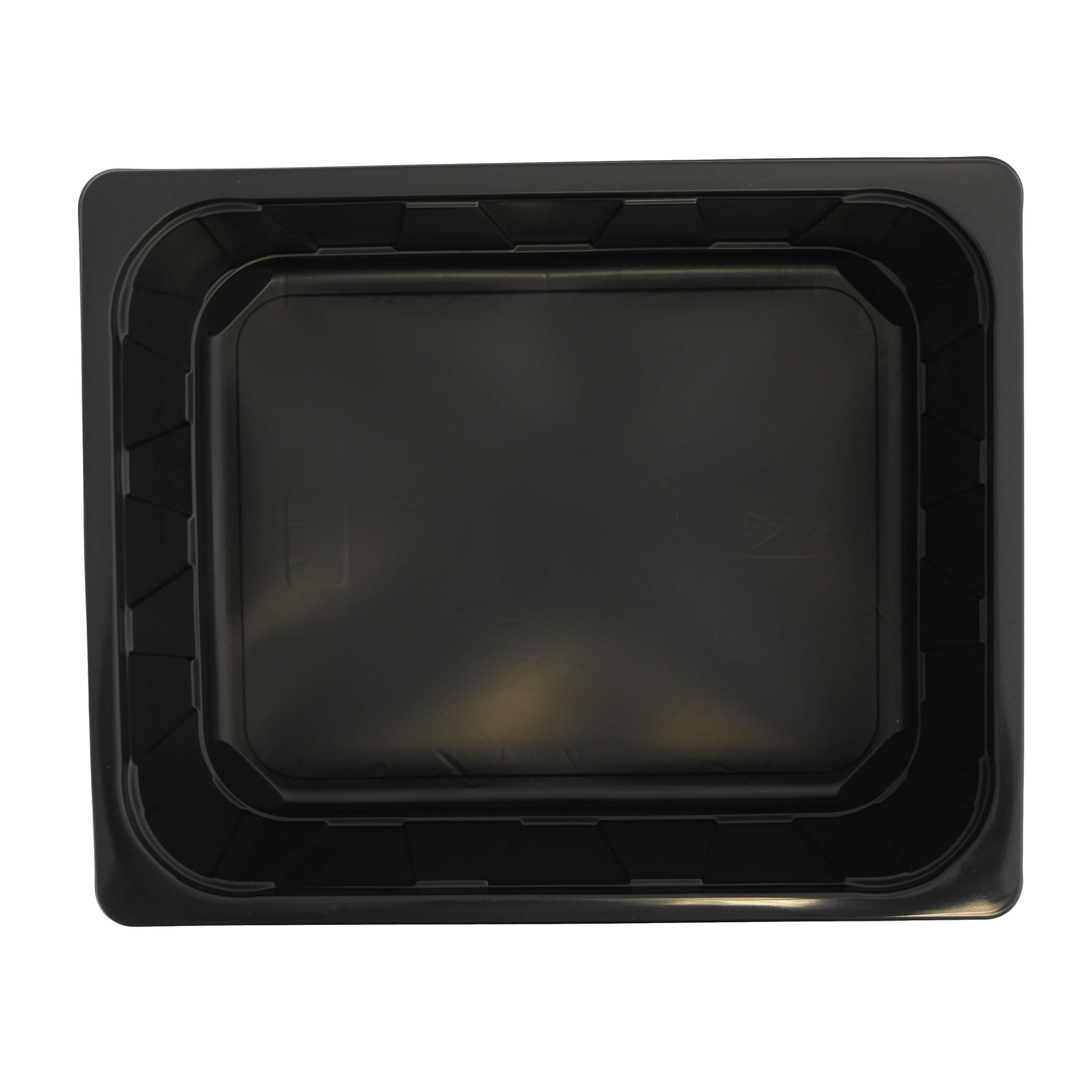 Siegelschale PP 1/2 Gastronorm schwarz, 325 x 265 x 100 mm (6300 ml)