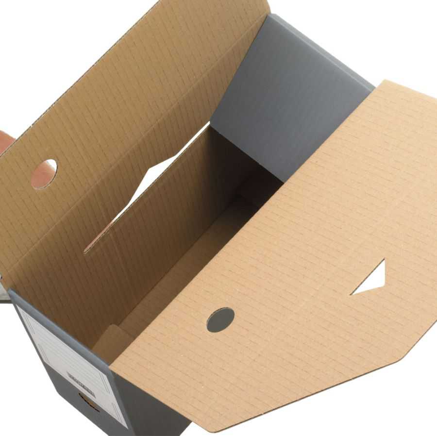 Archivboxen "Select 120" grau 328 x 115 x 239 mm (DIN A4)