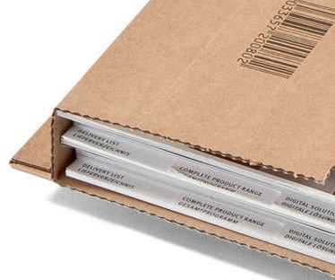 DHL Kleinpaket Wickelverpackung braun 307 x 245 x 0-75 mm
