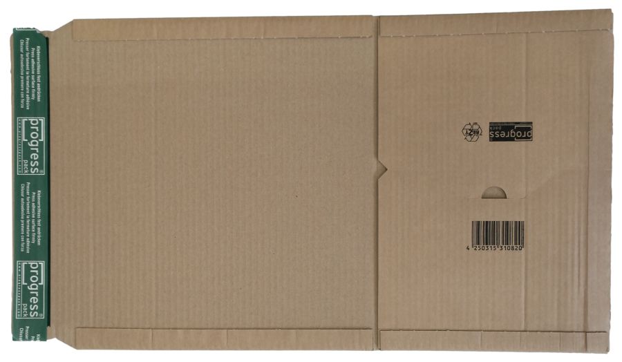 Buchverpackung "Premium" Wellpappe, braun 293 x 235 x 0-35 mm (DIN A4)