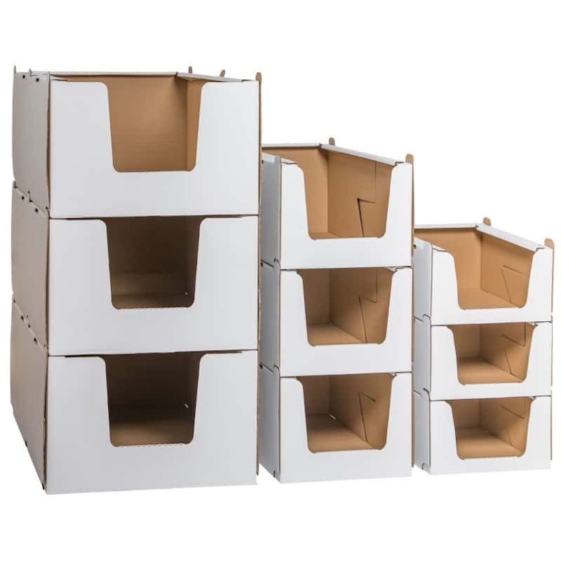 Stapelboxen Wellpappe 380 x 360 x 200 mm (S)