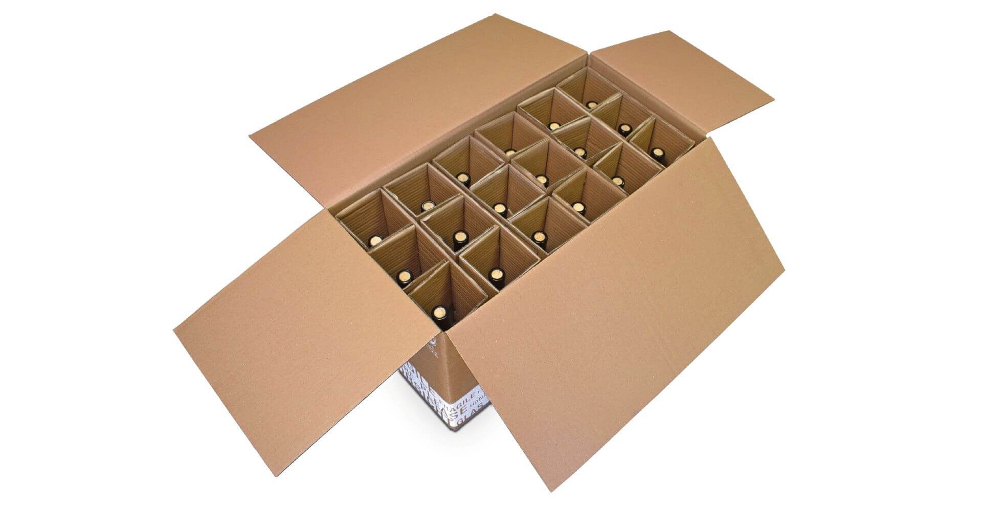 Weinversandverpackung 18er Set