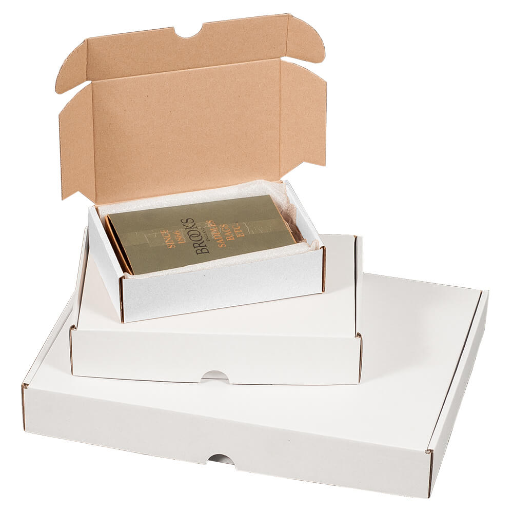 weißer Maxibrief Karton, 160 x 113 x 42 mm