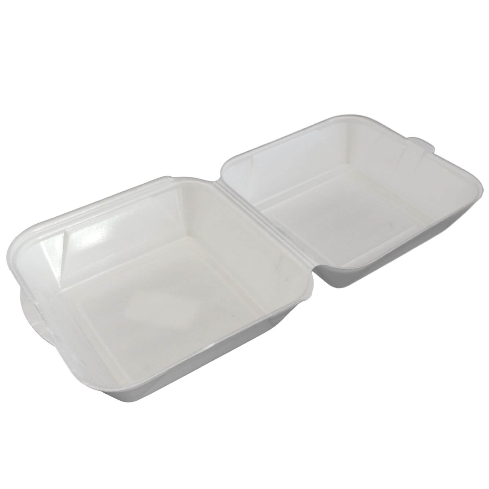 Thermo-Klappbox Hamburger Box XPS Styropor weiß, 215 x 210 x 108 mm (Giant / XXL) Thermo-Klappbox Hamburger Box XPS Styropor weiß, 215 x 210 x 108 mm (Giant / XXL)