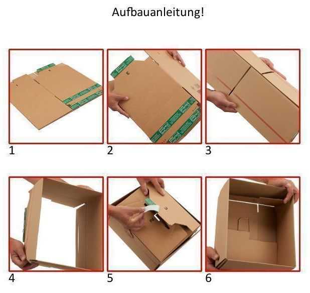 Versandkarton "Premium SuperFlap" mit Steckboden, 1-wellig 310 x 230 x 210 mm (DIN A4+)