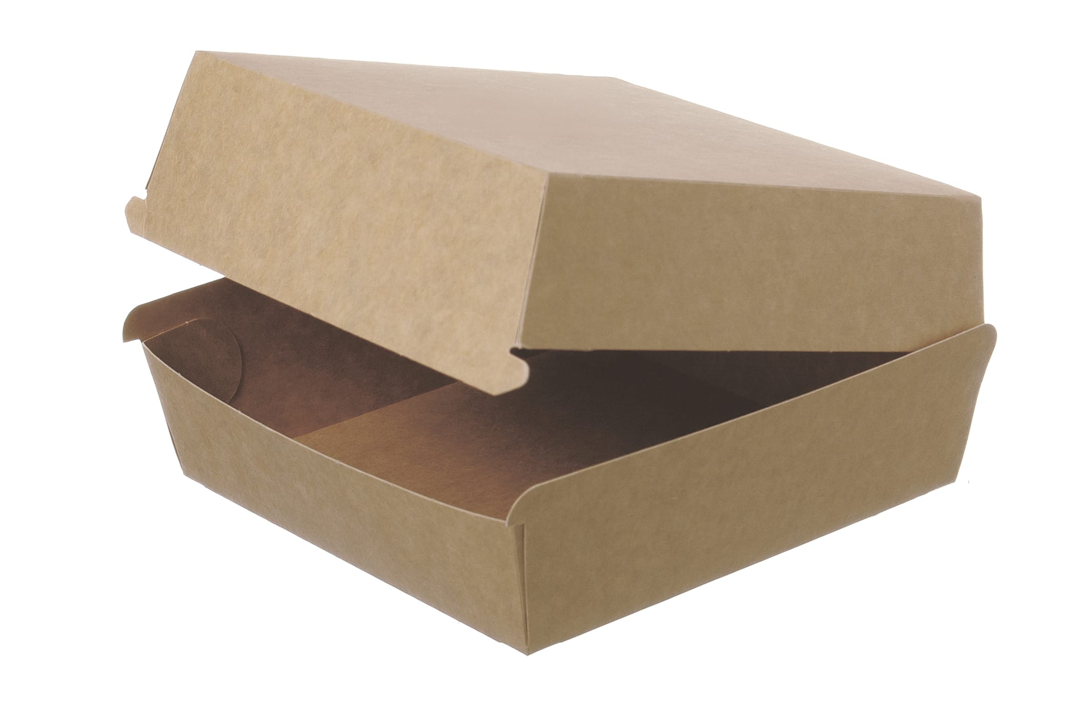 Burgerbox Kraftkarton 145 x 145 x 80 mm