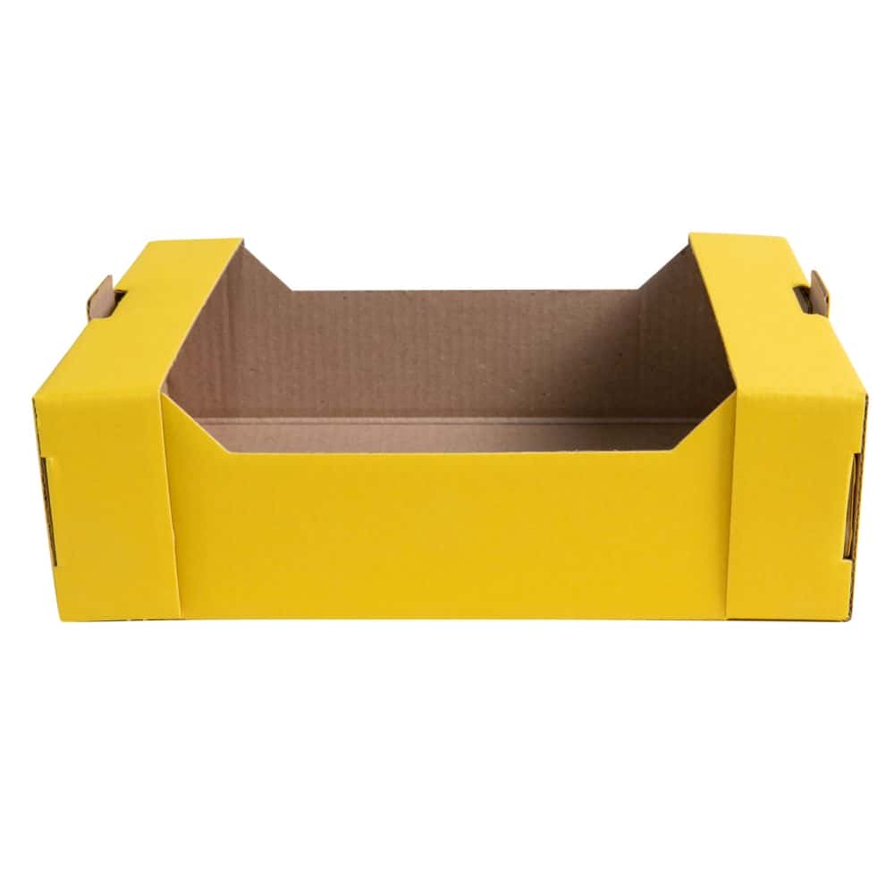 Präsentkorb Obstkiste 145 x 190 x 60 mm Sonnengelb