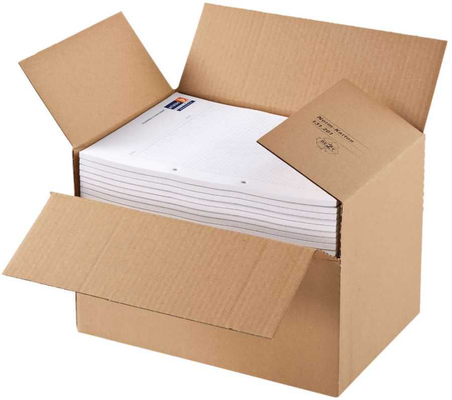 Blitzbodenkarton DIN A4, 305 x 215 x 110-200 mm