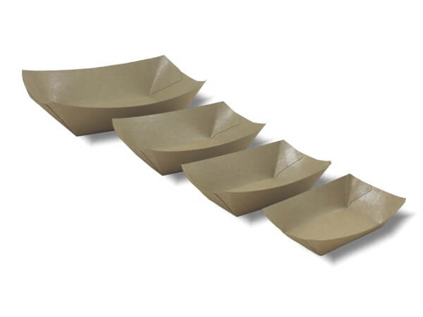 Fingerfood-Schale Karton Schiffchen, 107 x 70 x 41 mm Fingerfood-Schale Karton Schiffchen, 107 x 70 x 41 mm