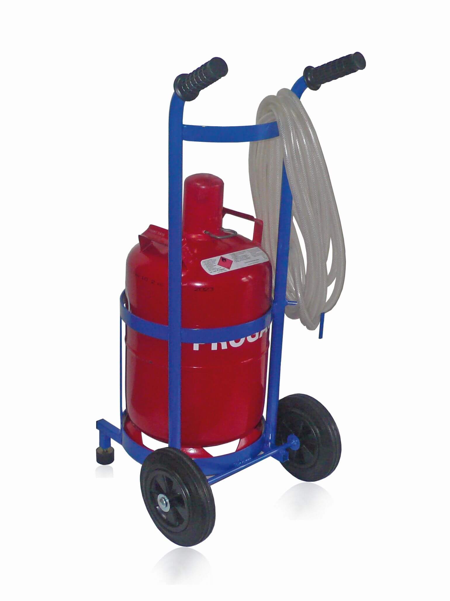 Transportwagen für Gasflasche blau