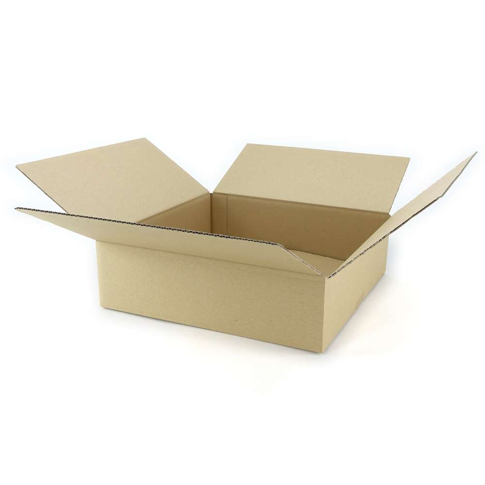 350 x 350 x 100 mm 1-welliger Karton