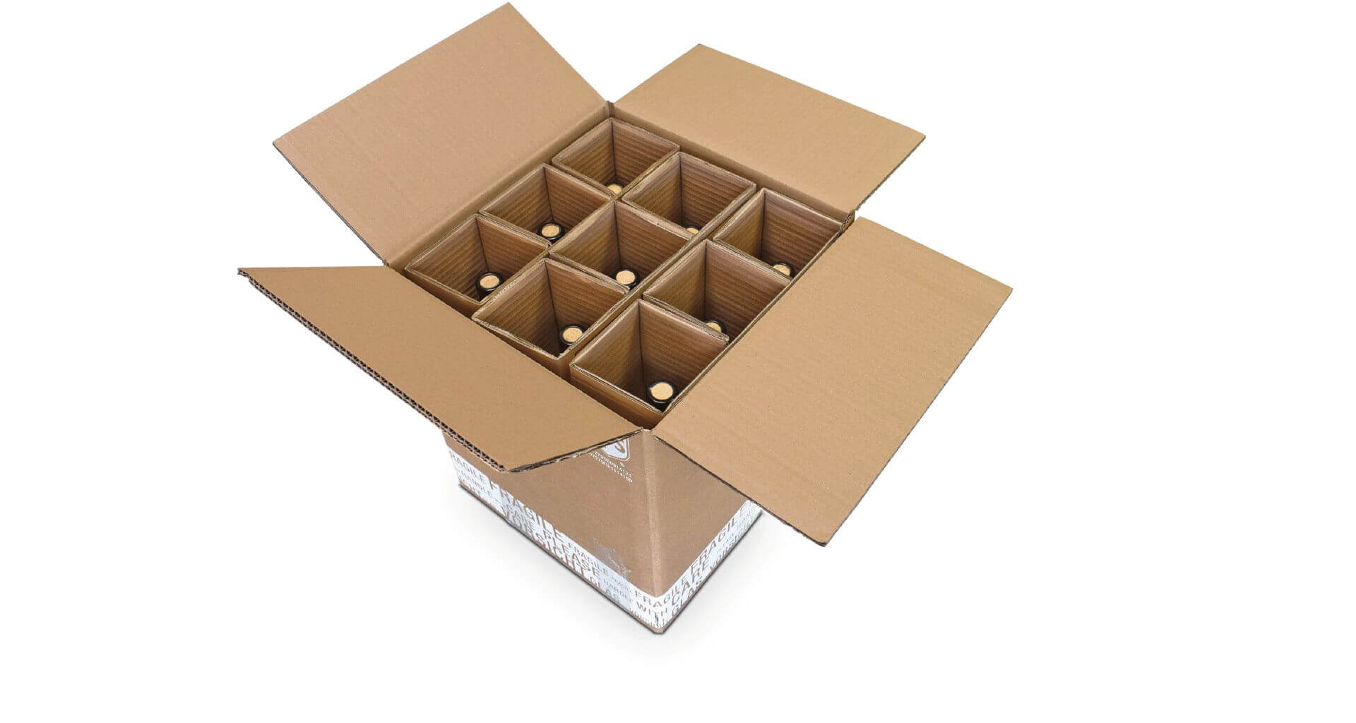 Weinversandverpackung 9er Set