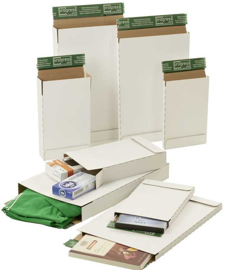 Versandtasche "Premium" portooptimiert, Wellpappe, weiß 345 x 245 x 45 mm (Maxibrief DIN A4)