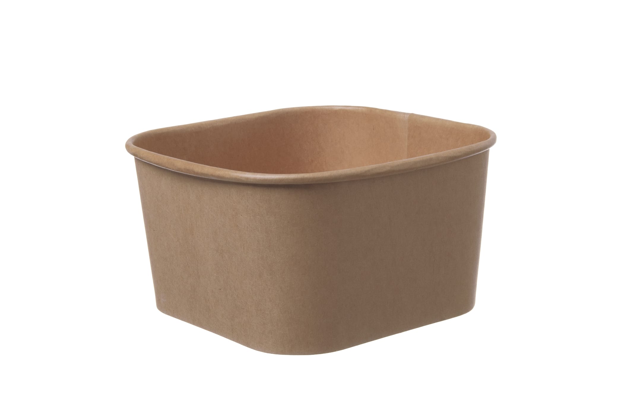 Salatschale Kraftkarton 13 x 13 x 6 cm (750 ml)