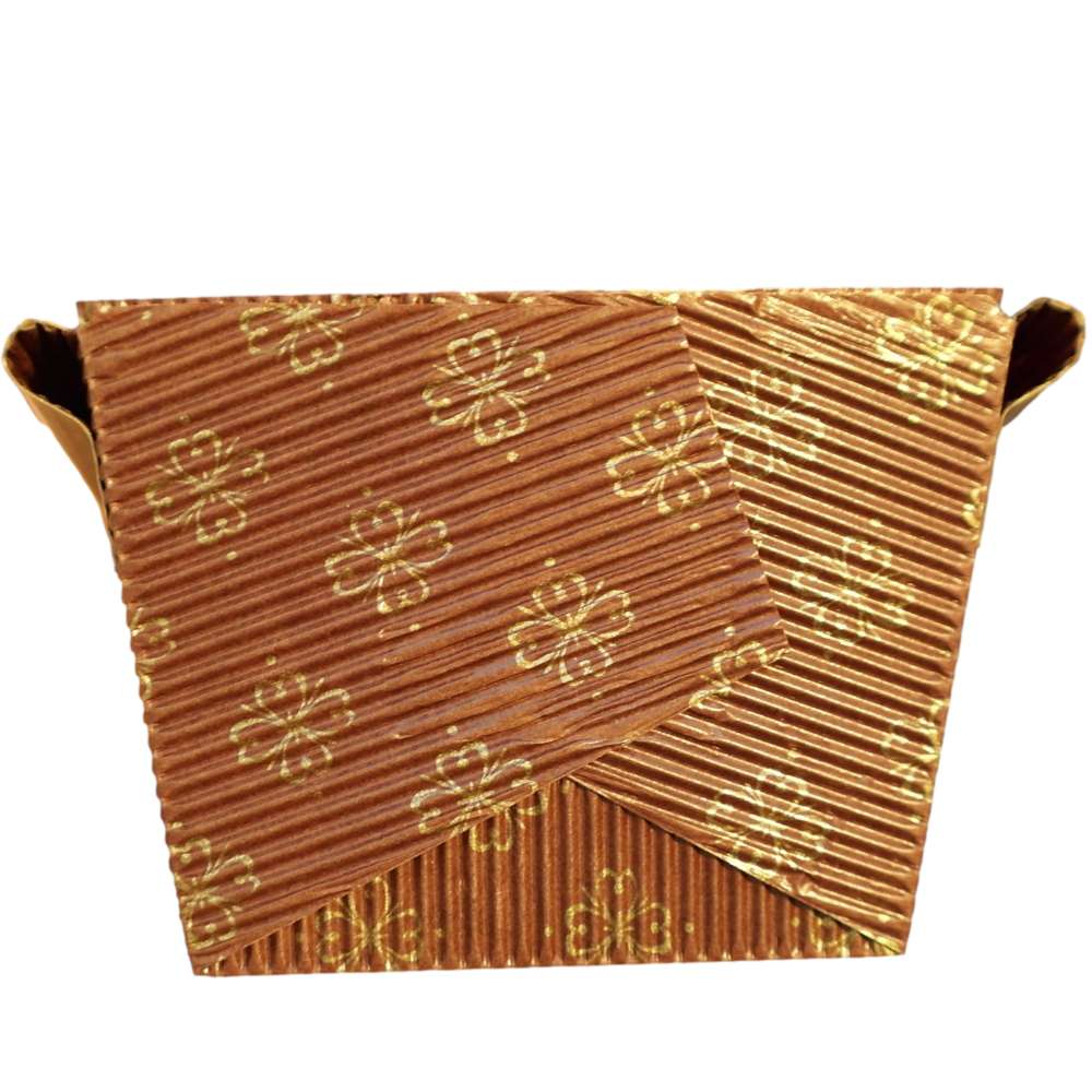 Einweg Backform Papier, eckig, braun 135 x 193 x 35 mm