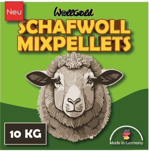 WollGold Schafwoll Mixpellets Dünger 10 kg