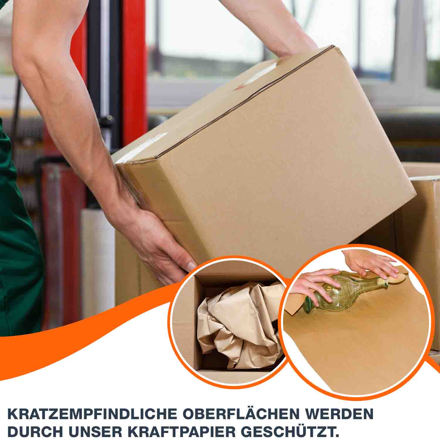 Packpapier auf Rolle 0,75 x 25 m