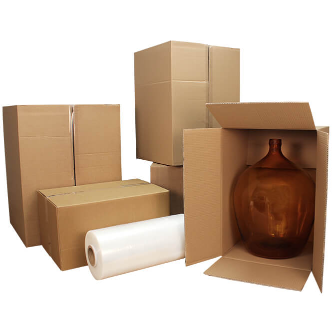 Karton, 2-wellig, braun, 785 x 385 x 425 mm