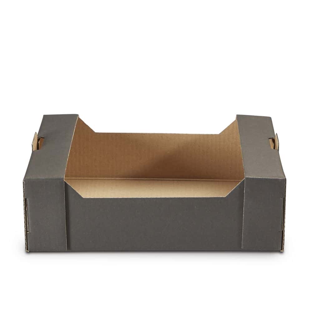 Präsentkorb Obstkiste 145 x 190 x 60 mm Schwarz