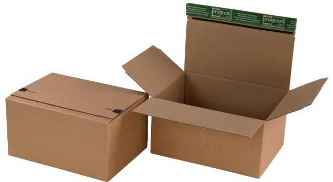 Paketbox "Premium Flix" mit Automatikboden 310 x 230 x 160 mm (DIN A4+)