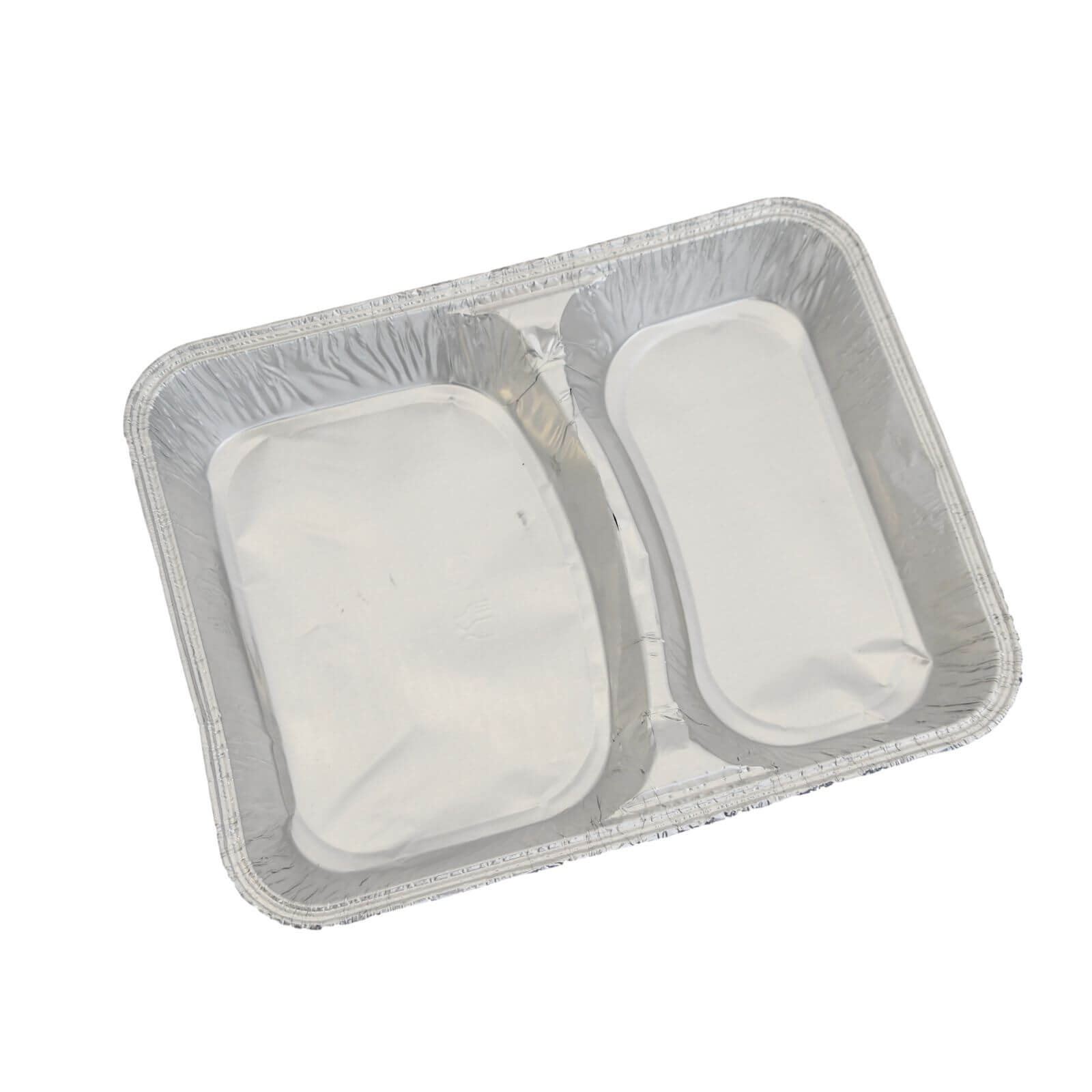 Aluschale, Menü- eckig 227 x 177 x 30 mm (2-geteilt) (R880G) (ca. 460 + 352 ml)