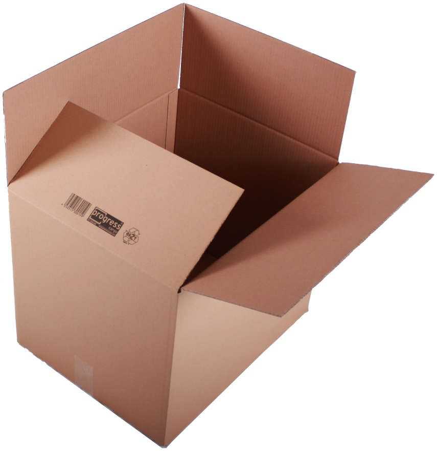 Karton, 2-wellig, braun 500 x 400 x 400 mm