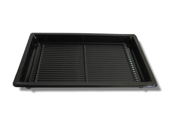 Sushi-Tray Schale schwarz, 185 x 129 x 20 mm Sushi-Tray Schale schwarz, 185 x 129 x 20 mm