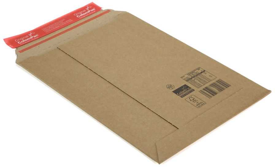 Versandtasche Wellpappe, braun 215 x 300 x 0-50 mm (DIN A4)