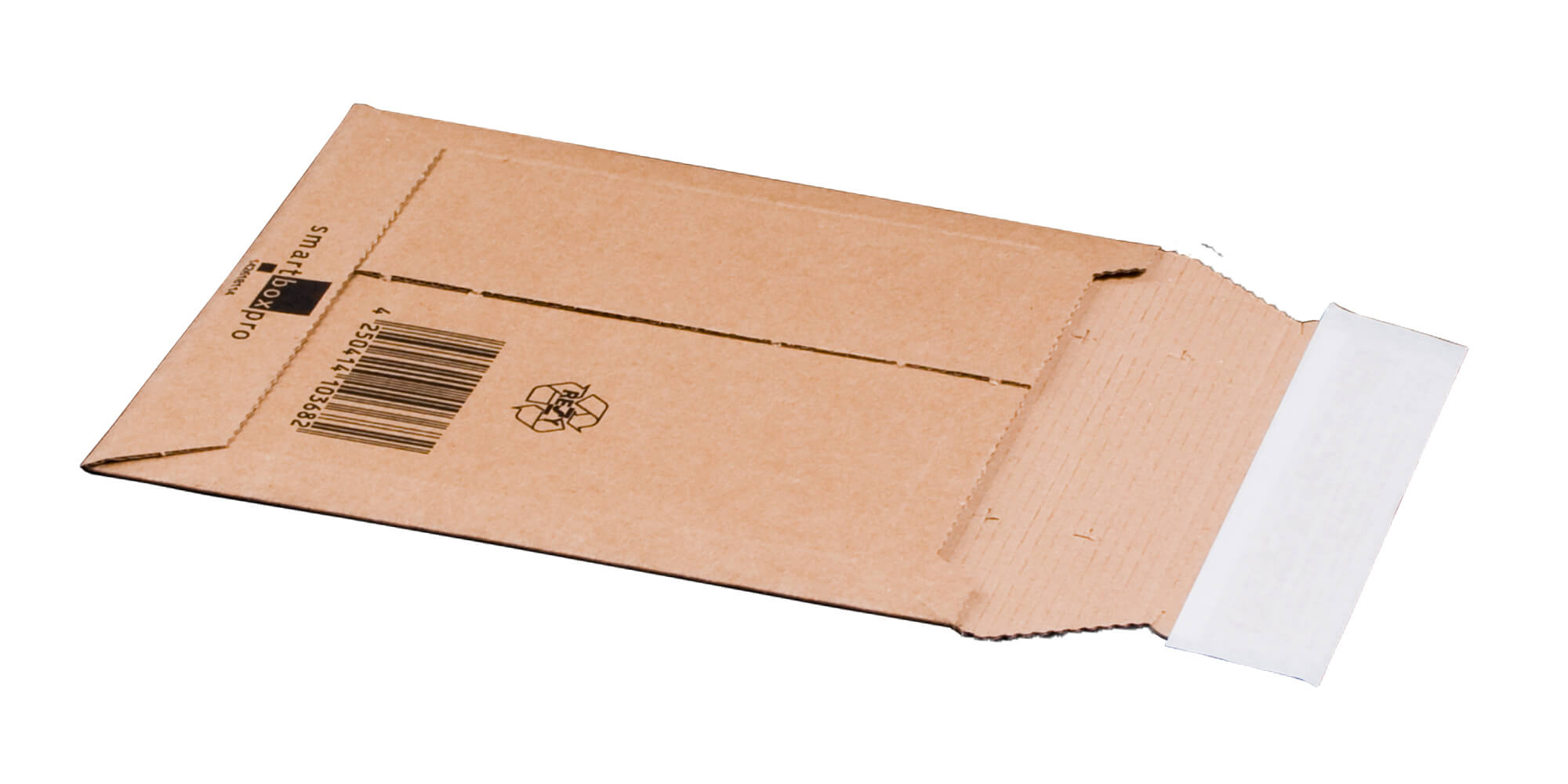 Versandtasche braun aus Wellpappe 145 x 190 x 25 mm (CD)