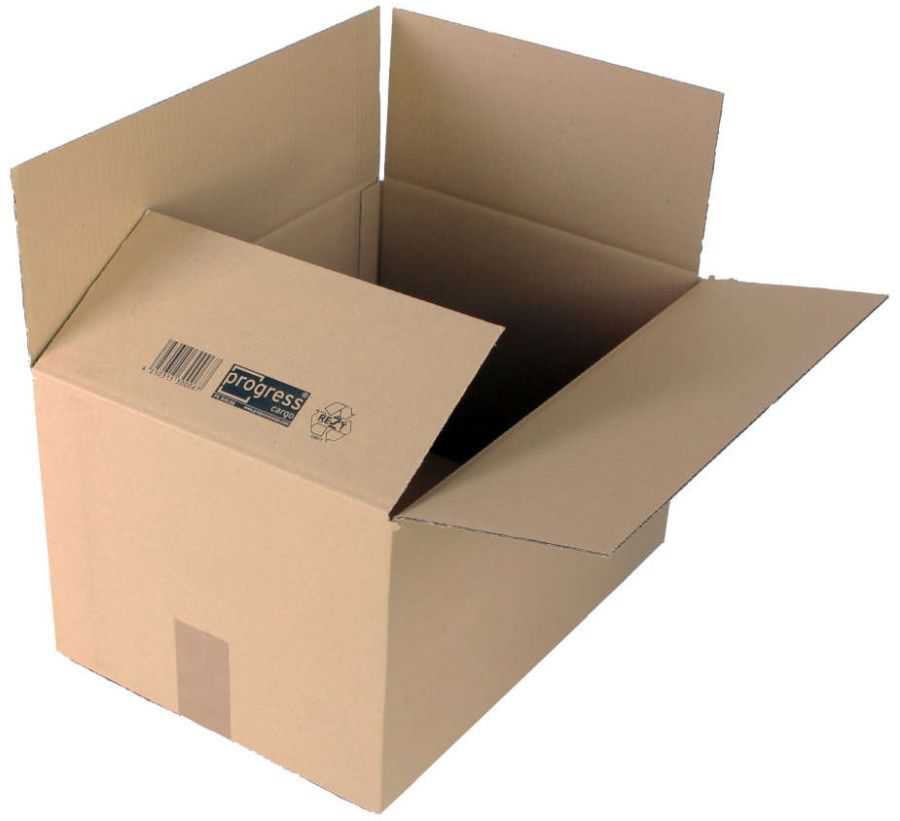 Karton, 1-wellig, braun 427 x 304 x 250 mm