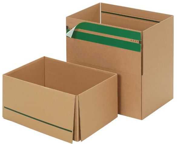 Versandkarton "Premium SuperFlap" mit Steckboden, 1-wellig 384 x 284 x 187 mm