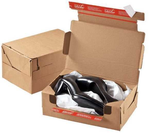 wiederverschließbare Kartons, braun 282 x 191 x 90 mm