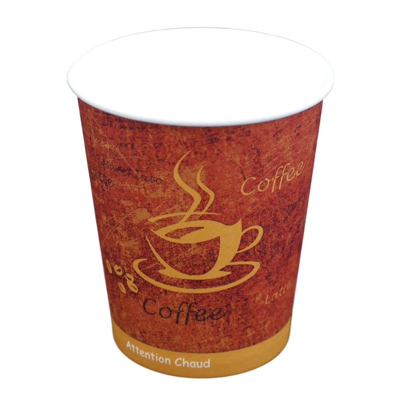 Papp Trinkbecher Coffee to go (Motiv 1) 0,2 l Ø 80 mm (8 oz)