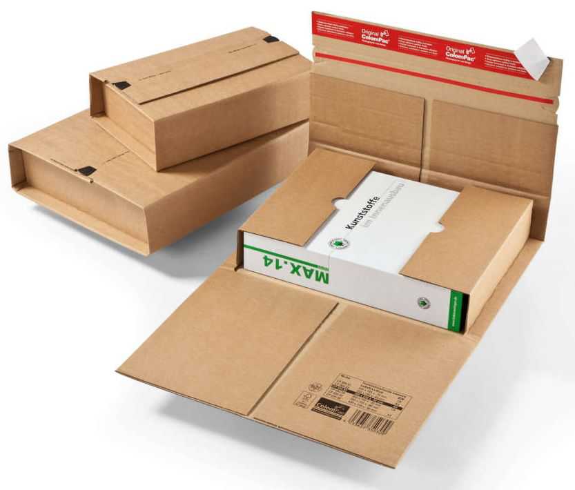 Versandverpackung Wellpappe, braun 305 x 230 x 0-92 mm (DIN A4)
