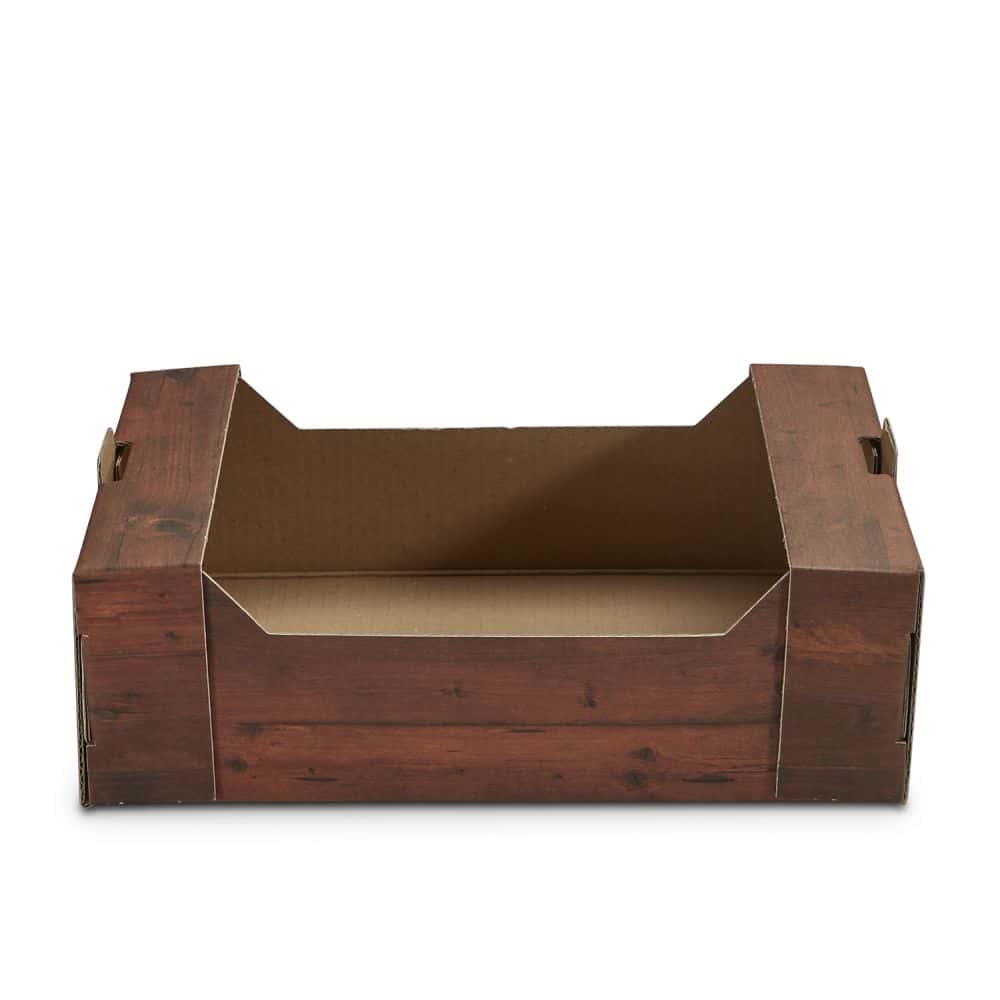 Präsentkorb Obstkiste 145 x 190 x 60 mm Holz