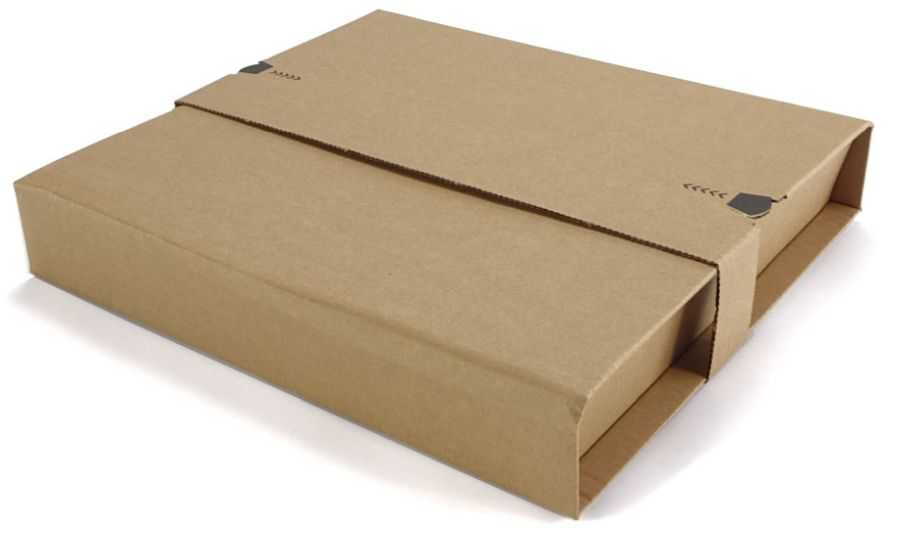 Versandverpackung "Premium Security Flap" 2-wellig, braun 320 x 320 x 0-55 mm (LP)