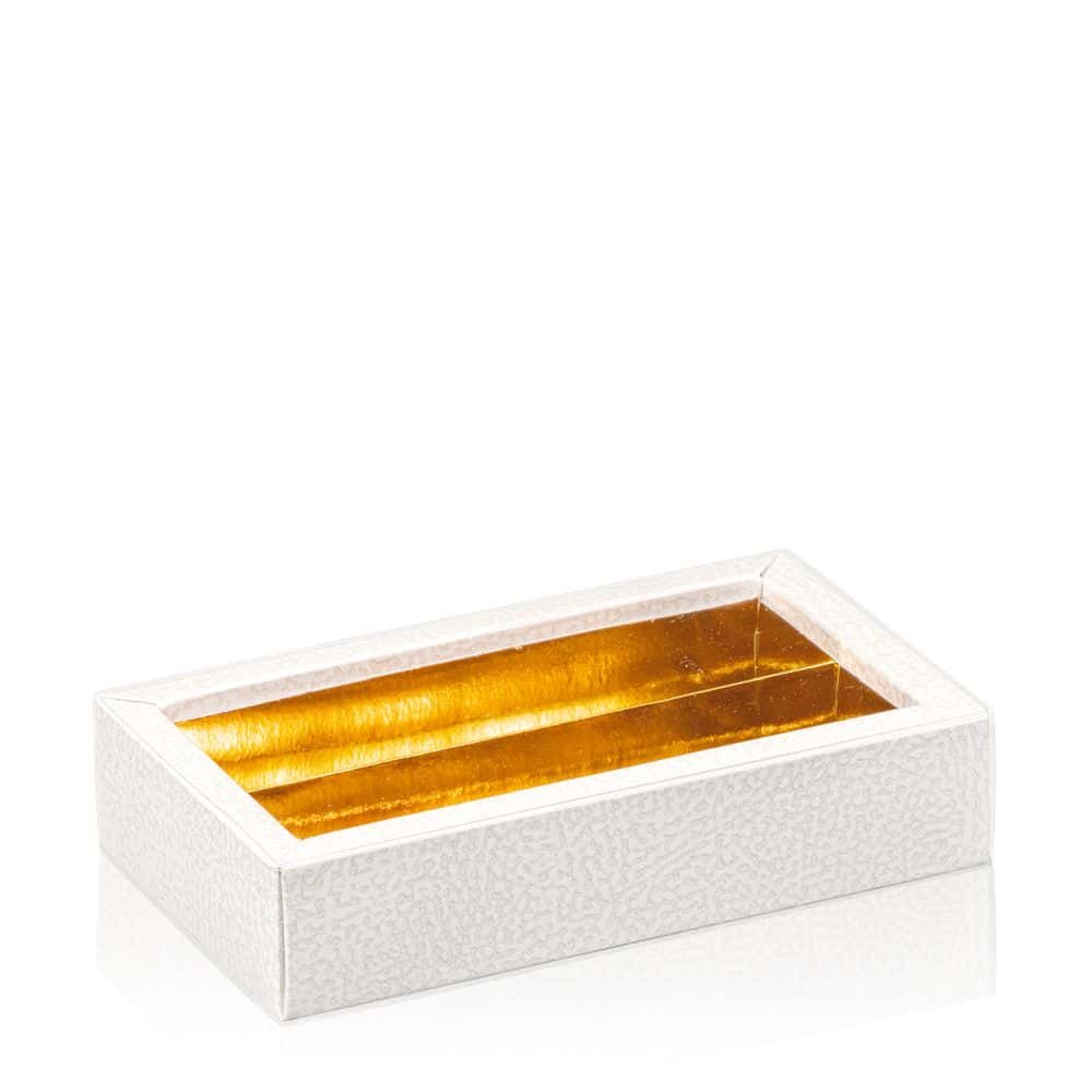 Geschenkbox Confiserie "Pralinen Bianco" 145 x 75 x 35 mm