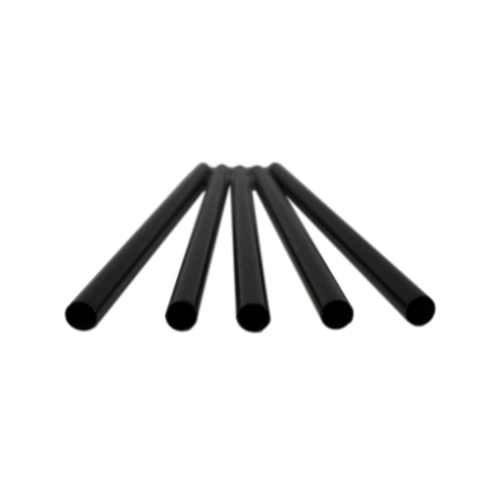 Strohhalm Mehrweg Ø 7 x 150 mm schwarz