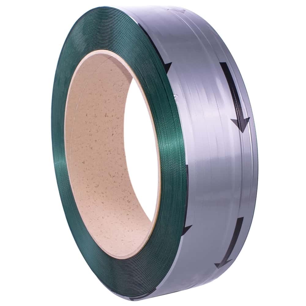 PET Umreifungsband GreenWave, 406 mm Kern 15,5  x 0,7 mm, 1.750 m, ca. 407 kg