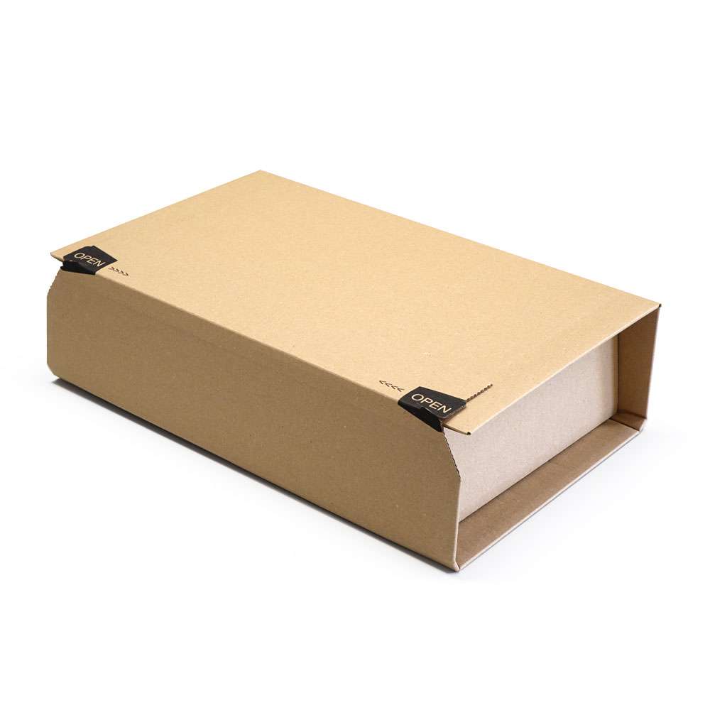 Buchverpackung Wellpappe braun 300 x 220 x 0-80 mm (DIN A4)