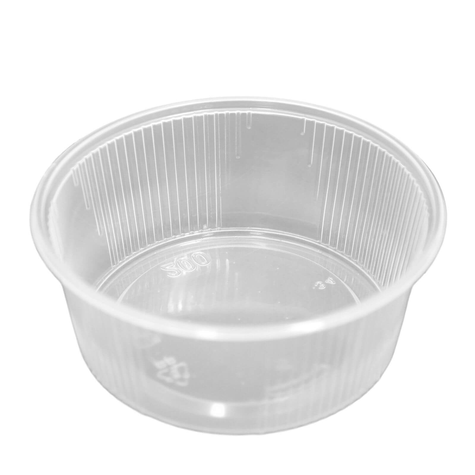 Transparenter Feinkostbecher (ECO) 200 ml (Ø 101 x 42 mm)