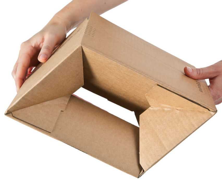 Blitzbodenkarton DIN A4, 305 x 215 x 110-200 mm