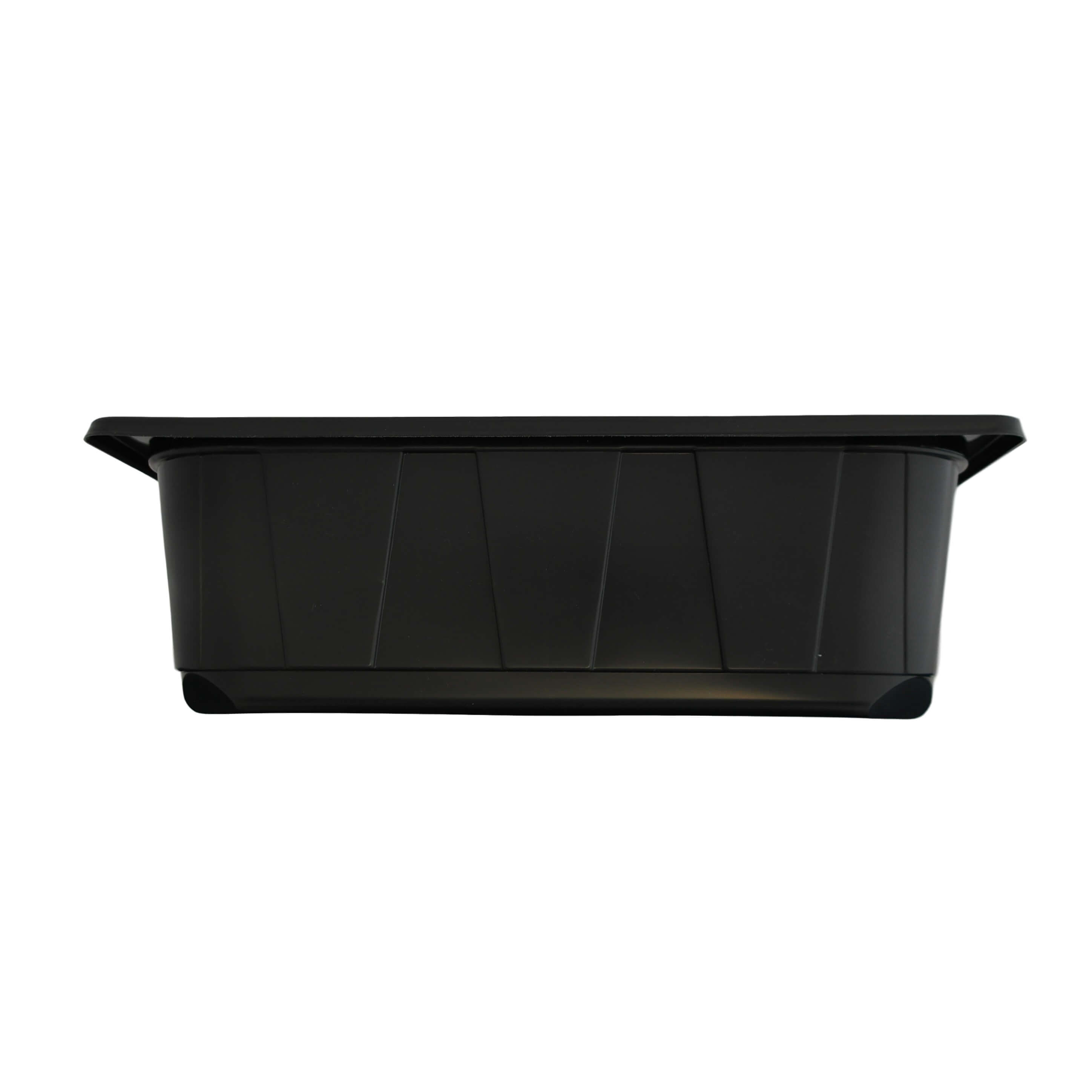 Siegelschale PP 1/2 Gastronorm schwarz, 325 x 265 x 100 mm (6300 ml)